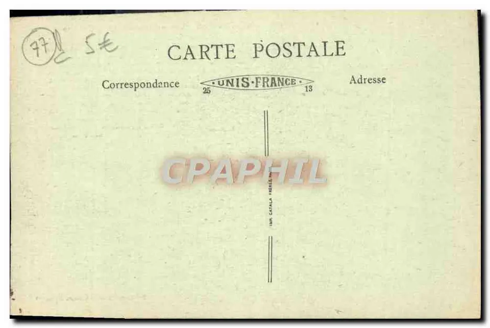 Provins - Ansicht der Grange aux Dîmes — Edition Firmin Louis, Provins, Nr. 98 - Rückseite