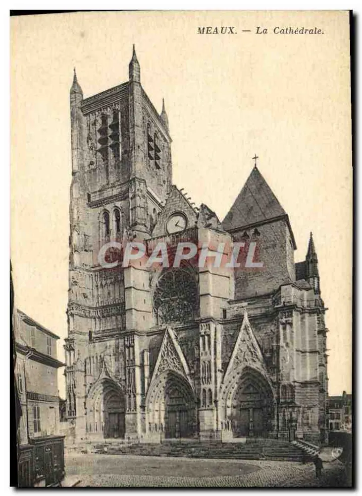 Meaux — A Catedral — Meaux — A Catedral. - Frente