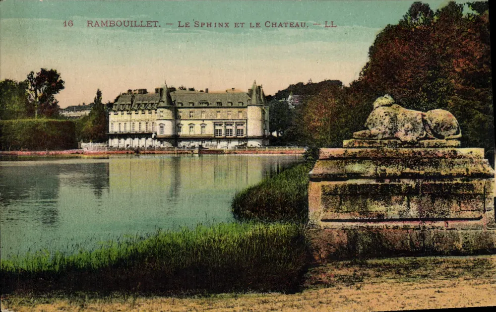 Rambouillet — O Esfinge e o Castelo — LL - Frente