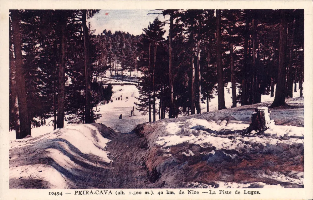 Peïra-Cava — A Pista de Lugues — Grand Hotel Truchi - Frente