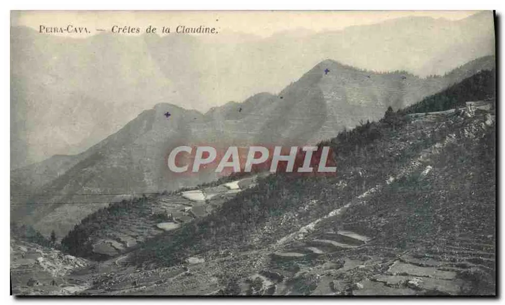 Peïtra-Cava — Crêtes da Claudine — editor não identificado, número de série não visível - Frente