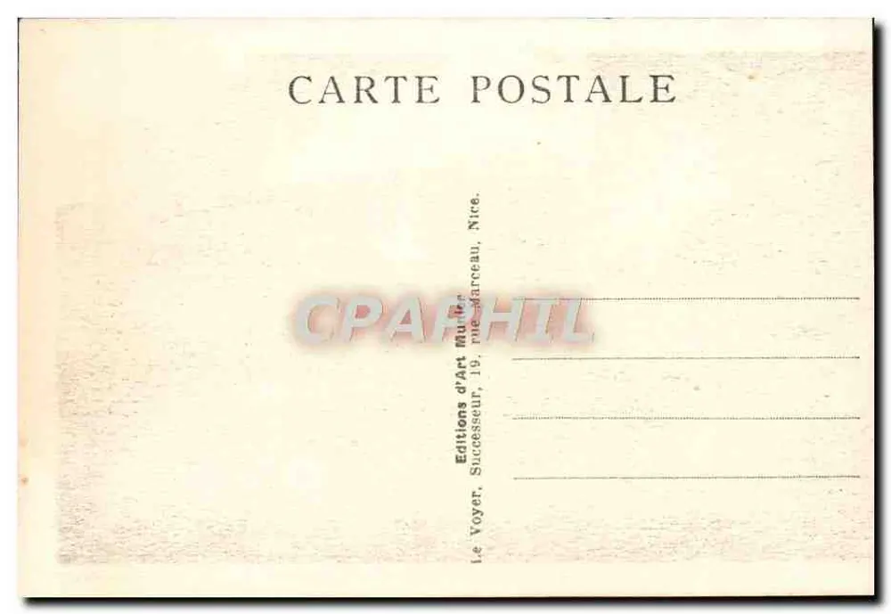 Lérins — Verfestigte Abtei — Photo Munier, n°105 - Rückseite