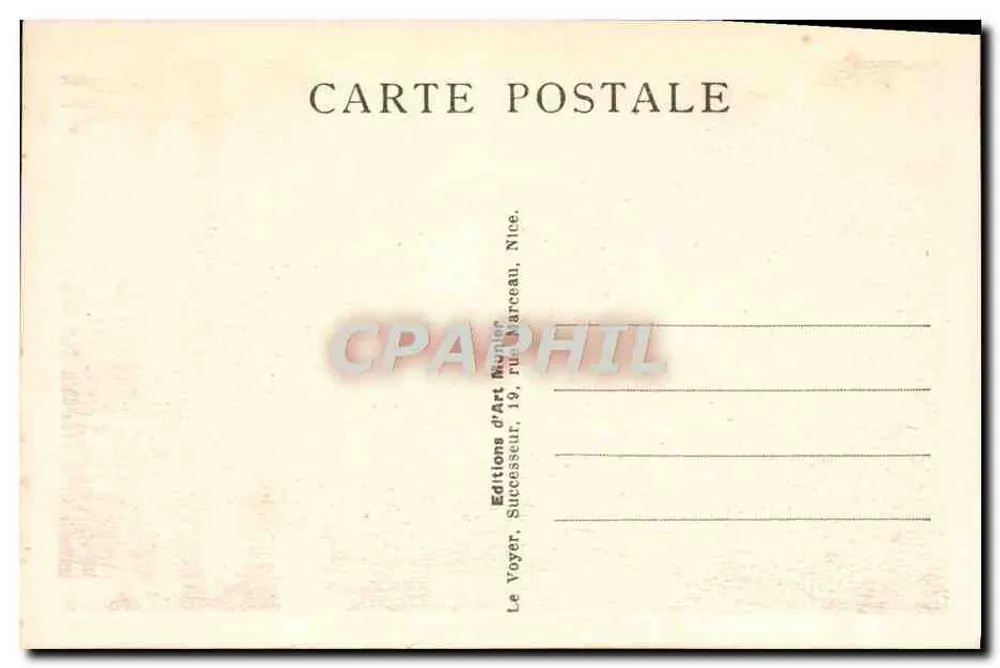 Cannes — Os novos jardins — Foto Munier, n°175 - Verso
