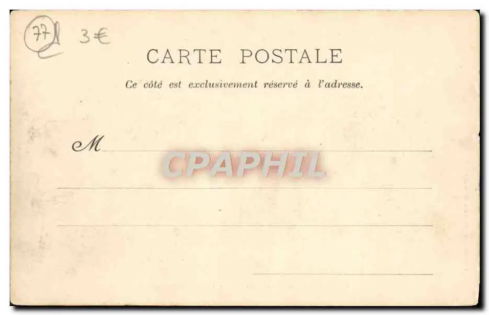 Fontainebleau-Barbizon — Gorges d'Apremont — A. Siron, editor, Barbizon - Verso