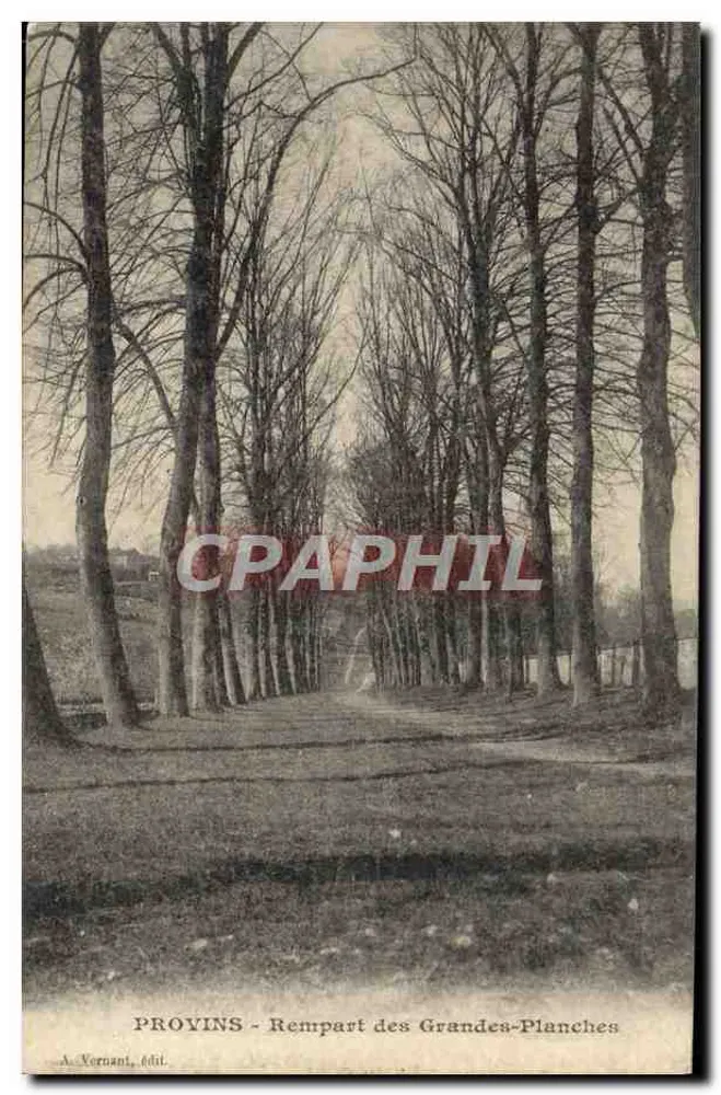 PROVINS - Muralha das Grandes-Planches — A. Vernant, editor - Frente