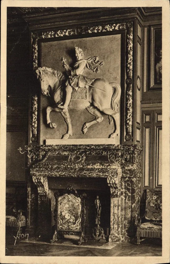 Palais de Fontainebleau — Statue équestre de Henri IV — Édition d'Art YVON - Vorderseite