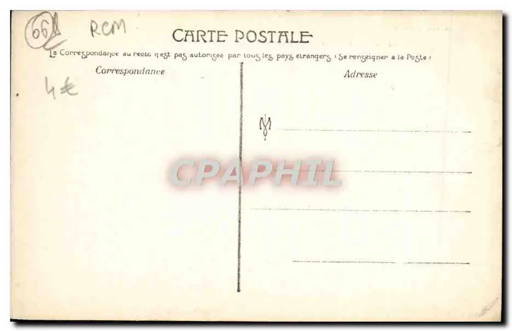 Os Rochos do Cap-Martin — Menton — Coleção J.C. - Verso