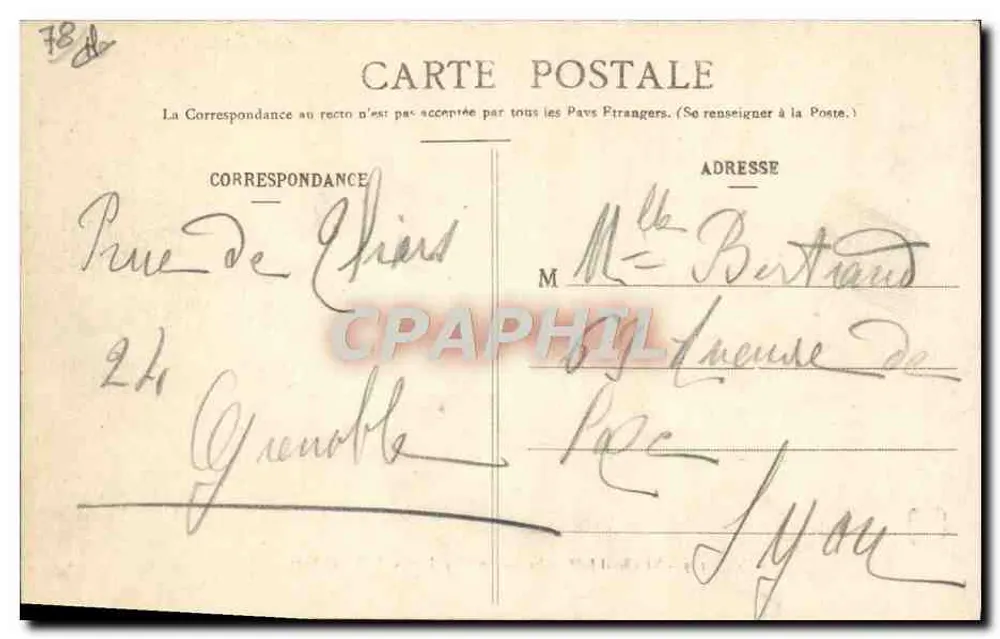 Versailles - Le Bassin d'Apollon et le Tapis-Vert — P.D. Paris, n° 119 - Verso