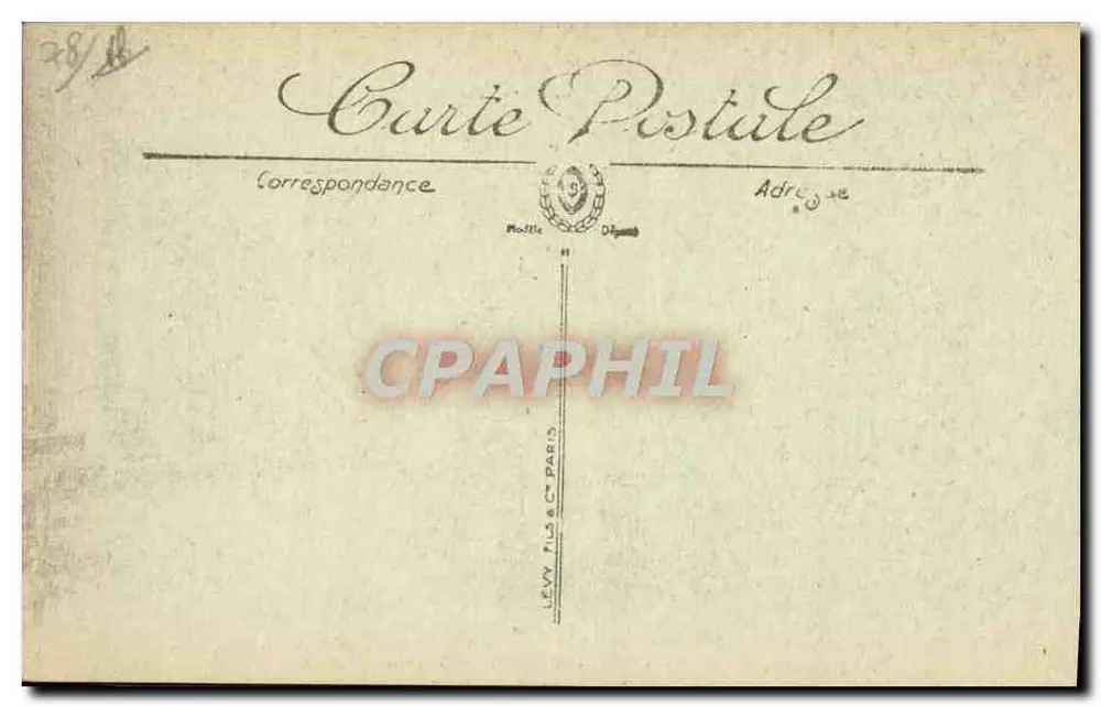 Versailles — Der Große Trianon — Schlafzimmer von Napoleon I — LL. n° 301 - Rückseite
