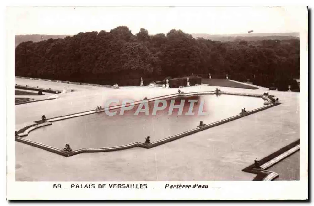 Palácio de Versalhes — Partérie d'eau — Edição dos Museus Nacionais - Frente