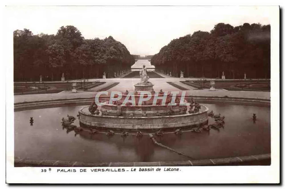 Schloss Versailles — Der Latona-See — Edition des Musées Nationaux, Paris - Vorderseite
