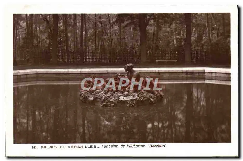 Schloss Versailles — Fontäne des Herbstes "Bacchus" — Edition der Nationalmuseen - Vorderseite