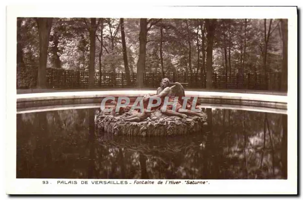 Schloss Versailles - Fontäne des Winters "Saturne" — Édition des Musées Nationaux, n°93 - Vorderseite