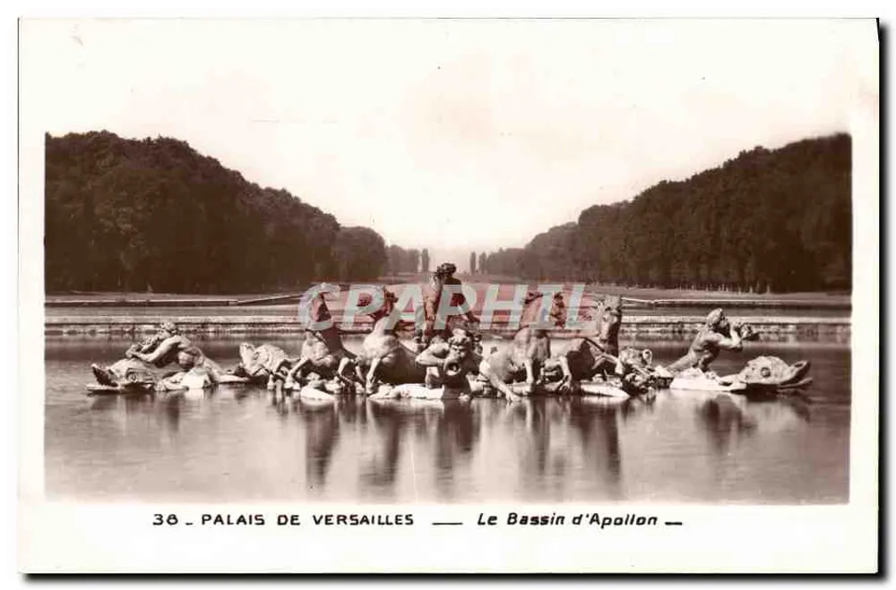 Schloss Versailles — Der Apollon-See — Edition der Museen des Louvre, n° 38 - Vorderseite