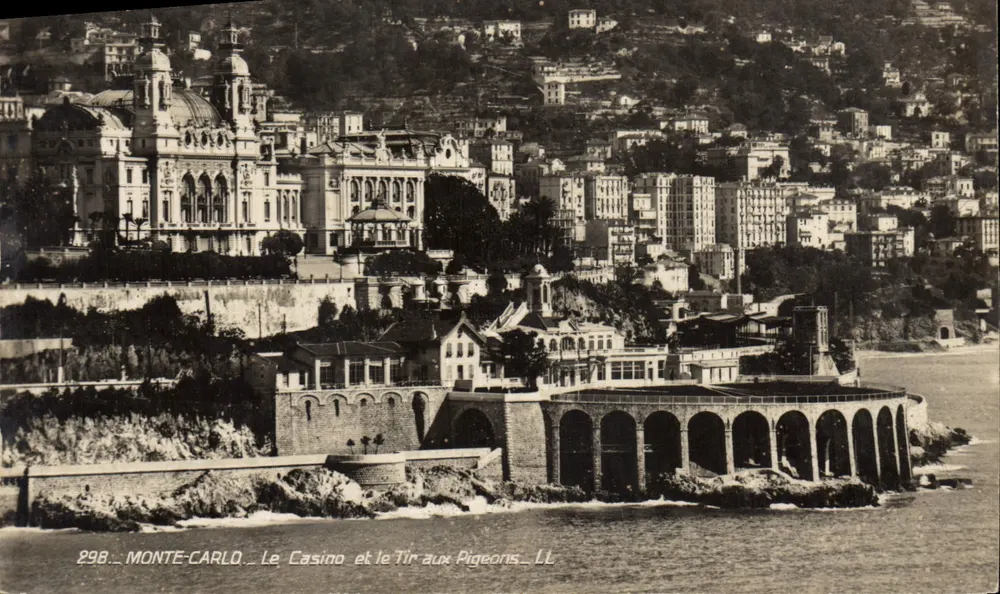 Monte-Carlo — Das Casino und das Schießen auf Tauben — LL, Nr. 298 - Vorderseite