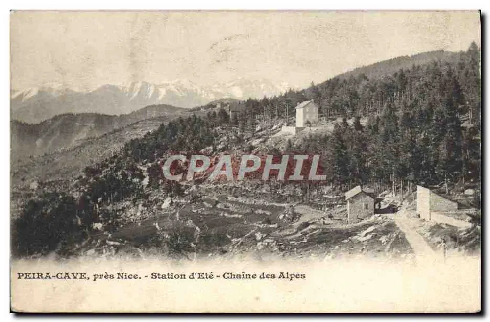 Peira-Gave, nahe Nice — Sommerstation — Kette der Alpen - Vorderseite