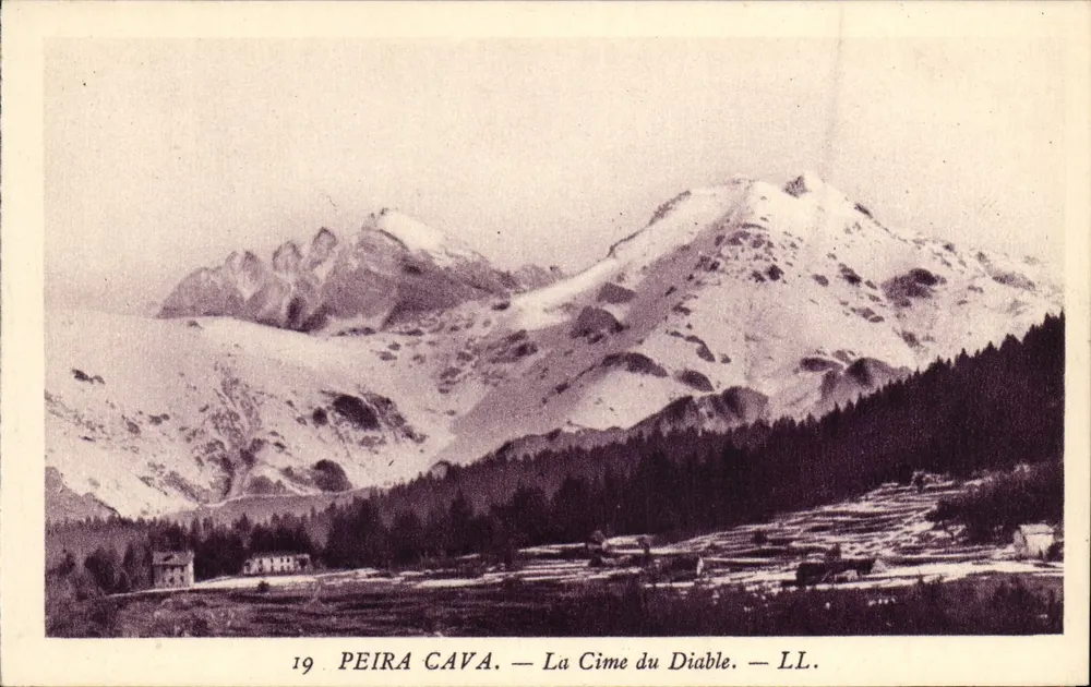 Peira Cava — A Cime do Diabo — LL. — Série 19 - Frente