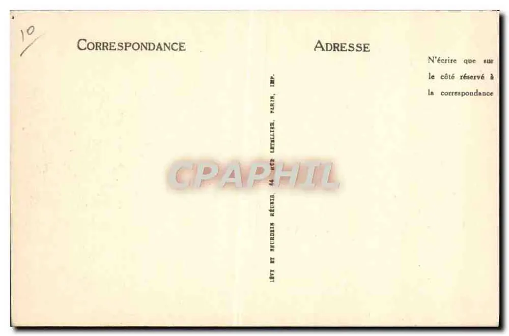 Peira Cava — Wintersport — LL. Nr. 33 - Rückseite