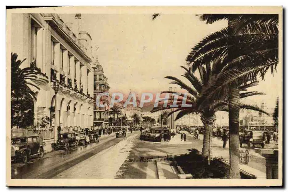 Die Promenade des Anglais und die Casinos — Nice — Éditions Frank, rue Cadet, Drôme - Vorderseite