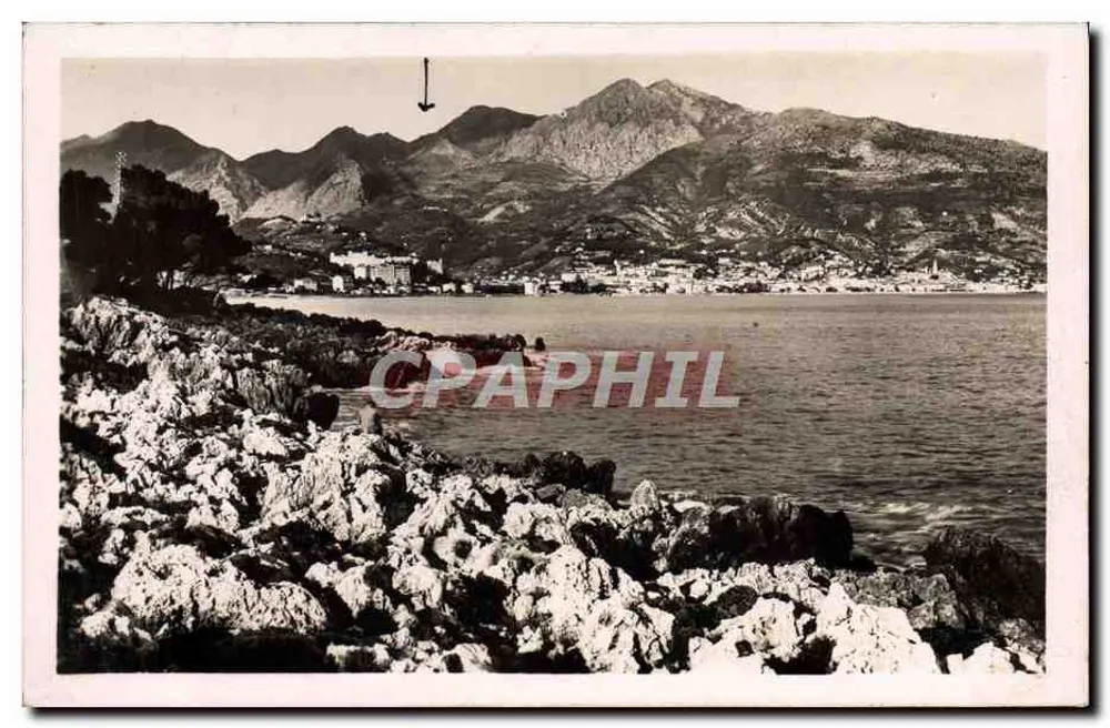 Vista Geral tirada do Cap Martin — Menton — Edição J. Bénin, Menton, n°103 - Frente