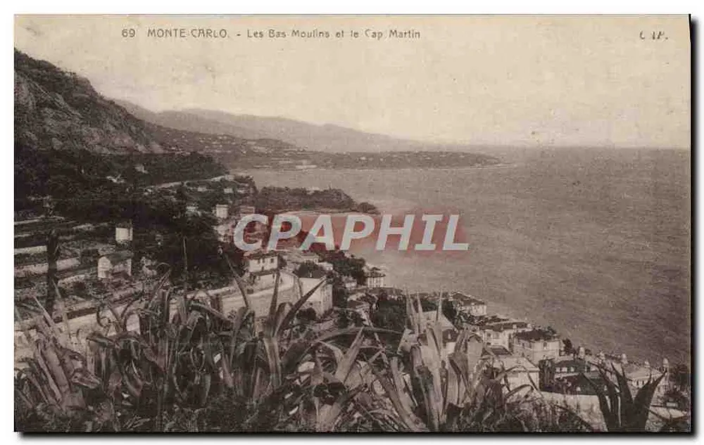 Monte-Carlo — Die Bas-Moulins und der Cap Martin — CIP - Vorderseite