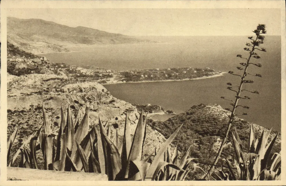Der Cap Martin vom Rond-Point de la Turbie (Alpes-Maritimes) gesehen — Les Éditions d'Art Aron, Paris - Vorderseite