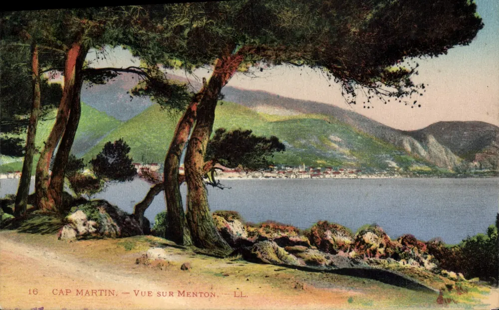 Cap Martin — Vista sobre Menton — LL. — N°16 - Frente