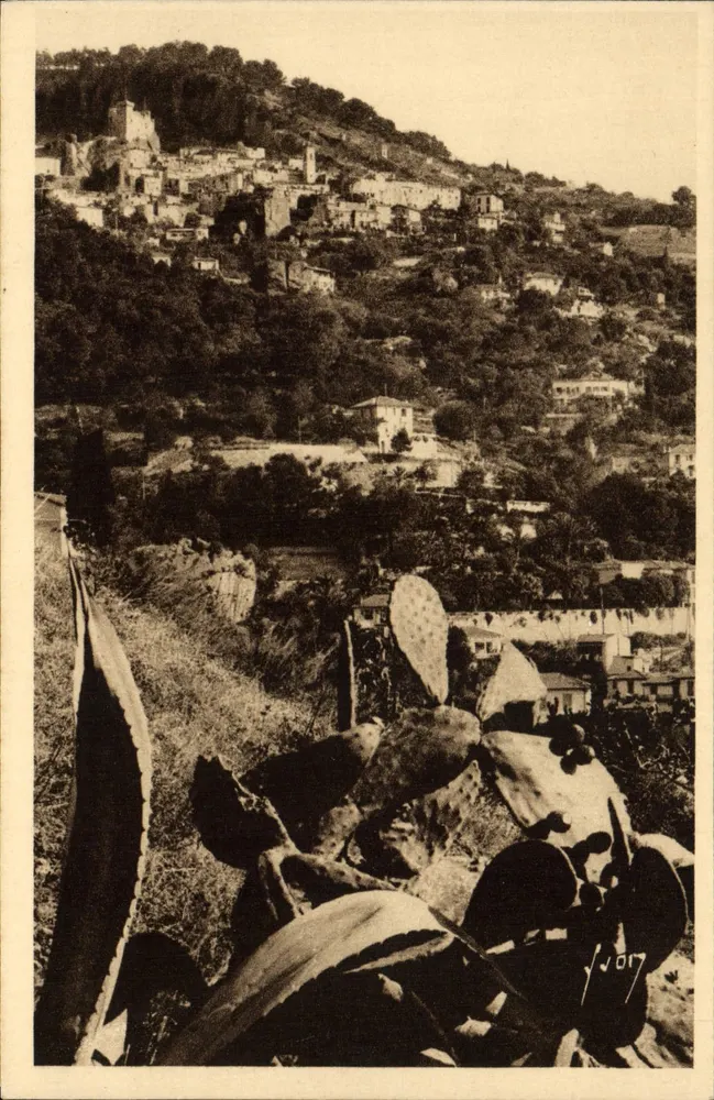 Roquebrune (Alpy Marnitowe) — w swoim zielonym gnieździe — Les Editions d'Art YVON, Paryż - Awers