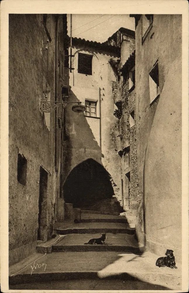 Rua do Castelo — Roquebrune-Cap-Martin — Edição de Arte 'Von' n°9/237 - Frente