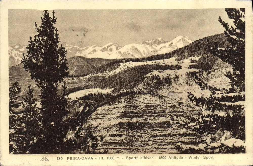 PEIRA-CAVA - alt. 1500 m - Winter-Sport - 1500 Höhe - Winter.Sport - Vorderseite