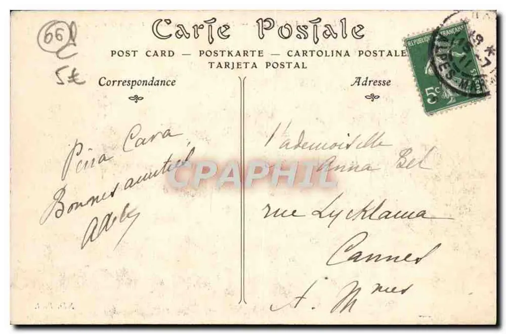 Alpes-Maritimes — Peïra-Cava (Höhe: 1500 Meter), la Roche-Plate — Foto - Rückseite