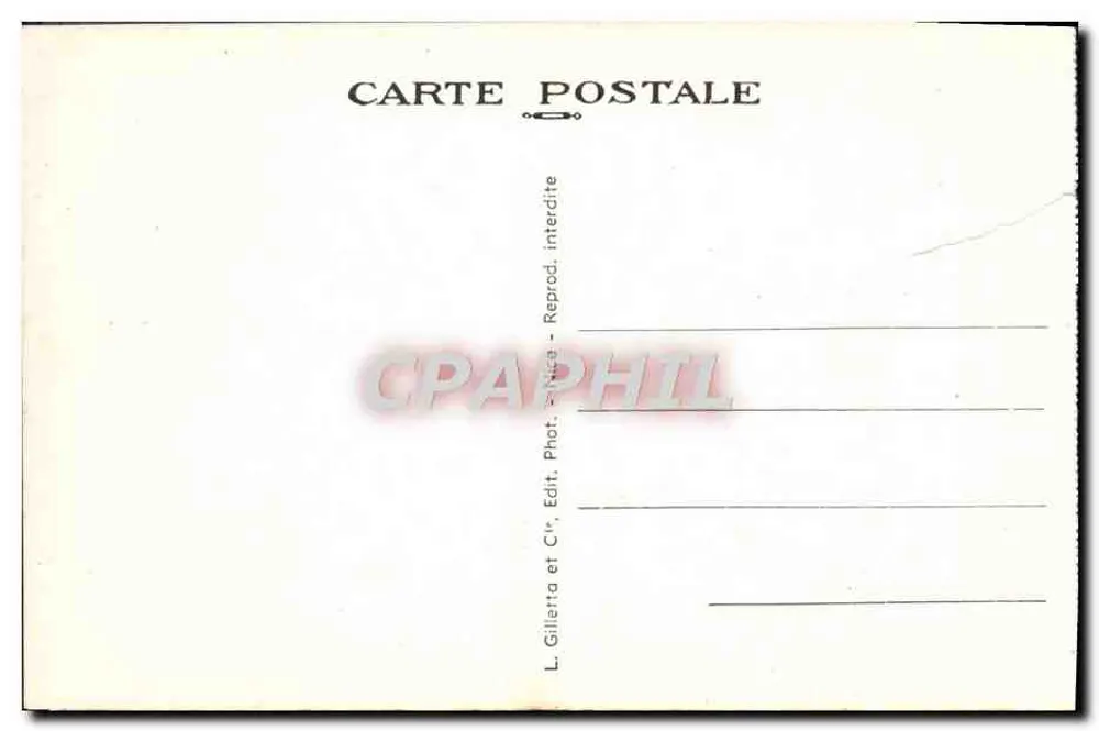 NICE — Entre as pergolas floridas — L. Gilletta e Cie, Nice - Verso