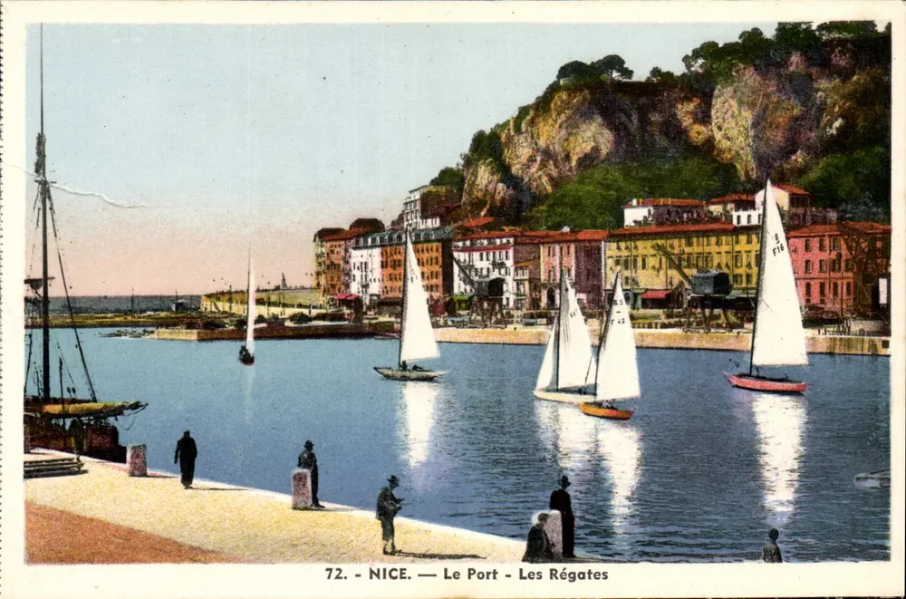 Nice — O Porto — As Regatas — L. Gilletta e Cie, Nice - Frente