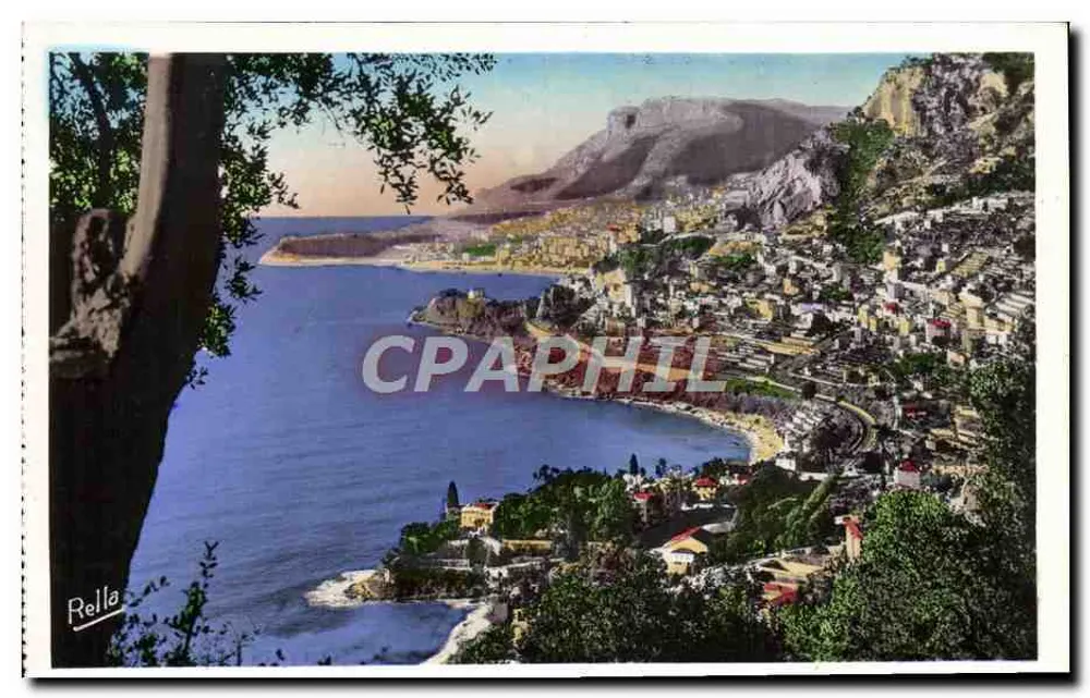 Ansicht von Roquebrune - Cap Martin — Das Fürstentum MONACO — Éditions RTII.A - Vorderseite