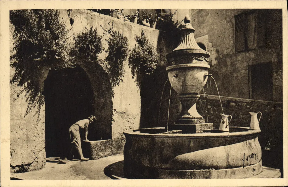 Saint-Paul (Alpes-Maritimes) — Die Alte Quelle — Éditions d'Art Vivant - Vorderseite