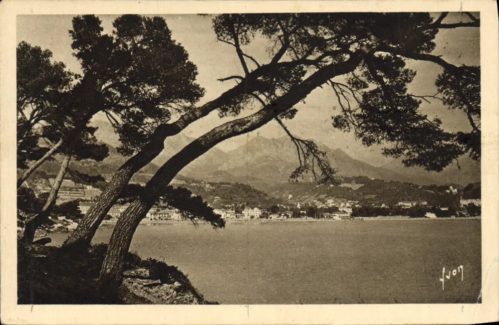 Menton — Cap Martin — Ansicht der See und Berge — Les Éditions d'Art 'FVON' n°7 - Vorderseite
