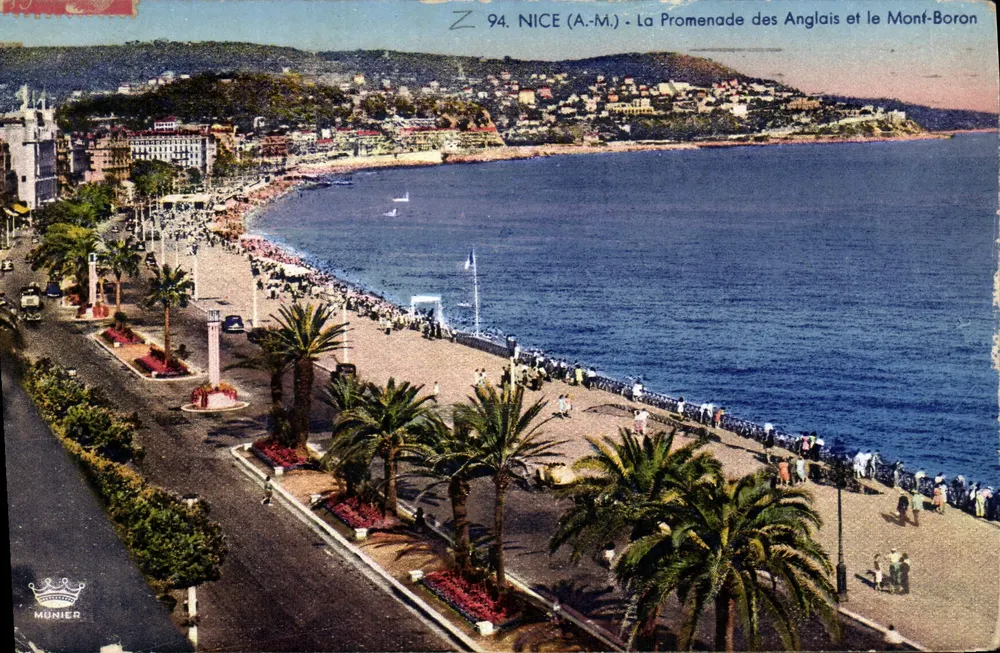 Nice (A.M.) - Die Promenade des Anglais und der Mont-Boron — Editions MUNIER, n° 94 - Vorderseite