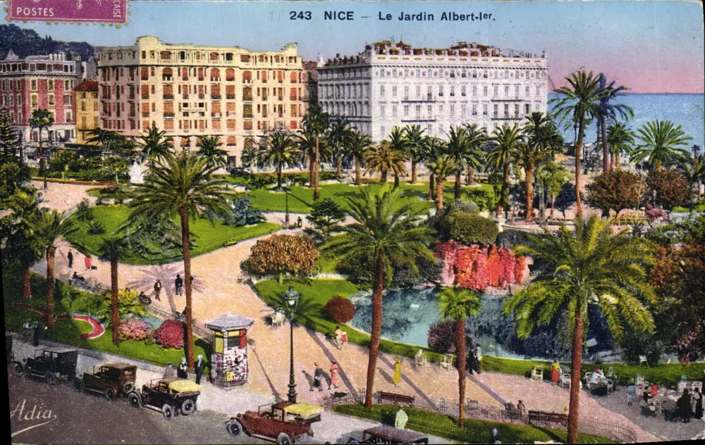 Nice — O Jardim Albert-ler. — Adia, n° 243 - Frente