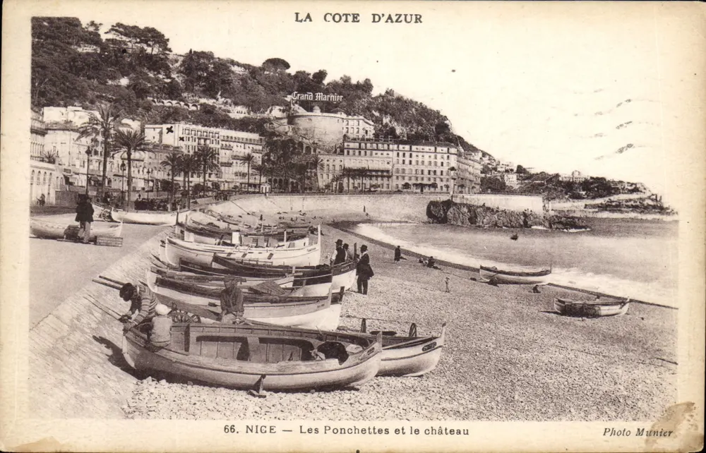 NICE — As Ponchettes e o castelo — Foto Munier, n°66 - Frente