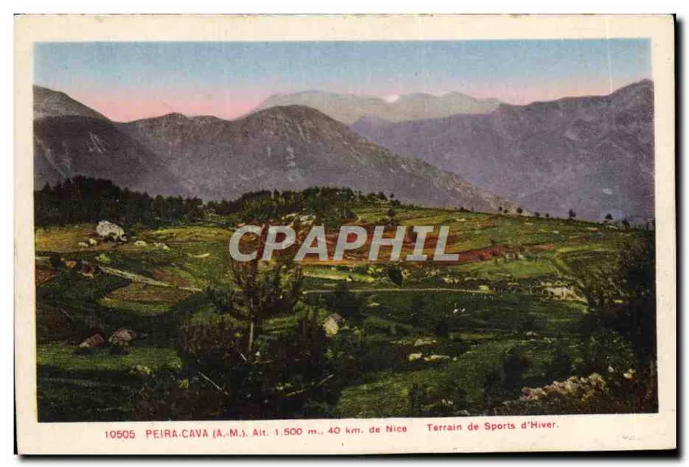 Peïra-Cava (A.M.) — Wintersportgebiet — Verlag A.M. Nr. 10505 - Vorderseite