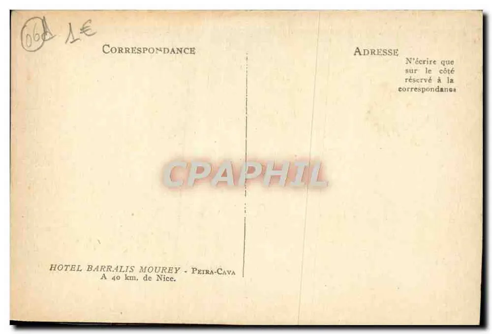 Peïra-Cava (A.M.) — Wintersportgebiet — Verlag A.M. Nr. 10505 - Rückseite