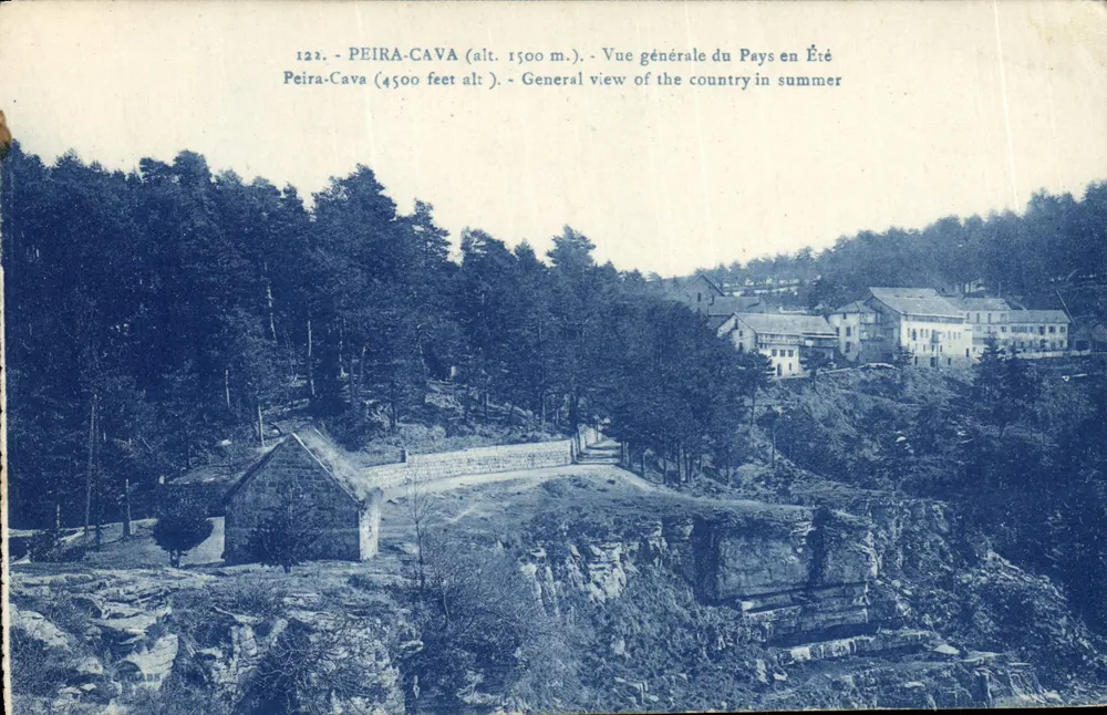 Peira-Cava (alt. 1500 m.) — Allgemeiner Blick auf die Landschaft im Sommer — unbekannter Verlag, Nr. 122 - Vorderseite