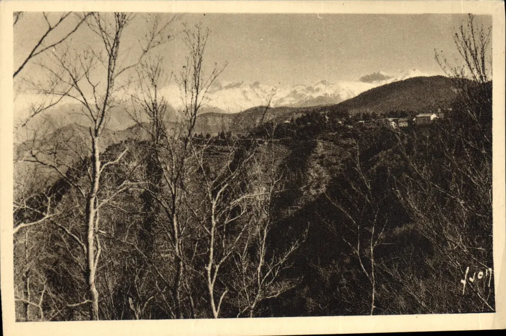 Ausblick auf die Alpen von der Côte d'Azur — Peira-Cava — Yvon Art Editionen, Paris - Vorderseite