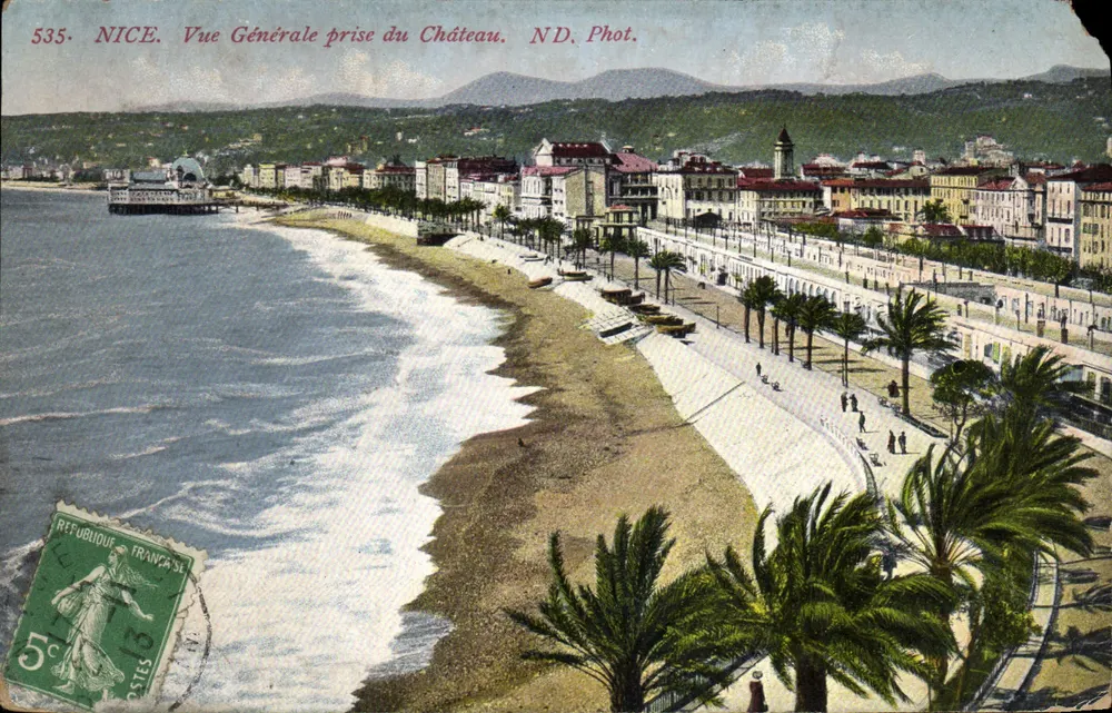 Nizza. Algemene uitzicht genomen vanaf het Kasteel — ND. Fot. — N° 535 - Voorkant
