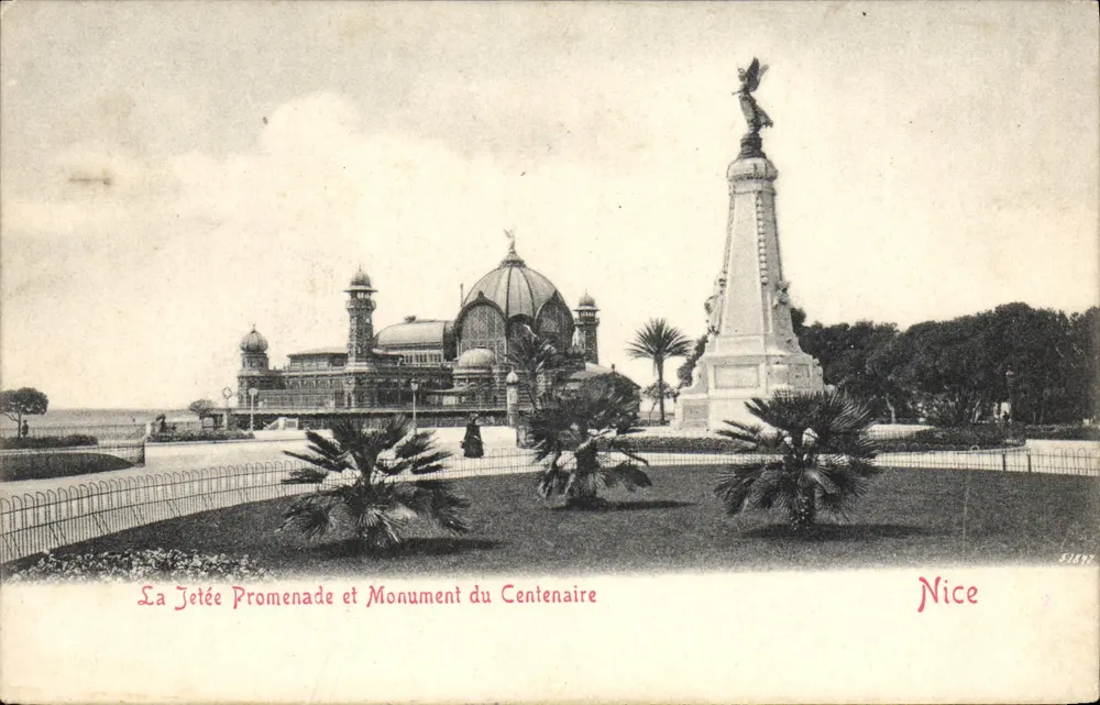 A Ponte Promenade e Monumento do Centenário — Nice - Frente