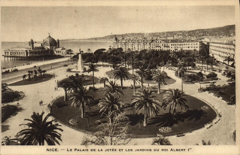 Nice — Das Palast der Mole und die Gärten des Königs Albert I. - Vorderseite