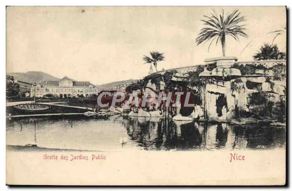 Gruta dos Jardins Públicos — Nice — editor J.6781 - Frente