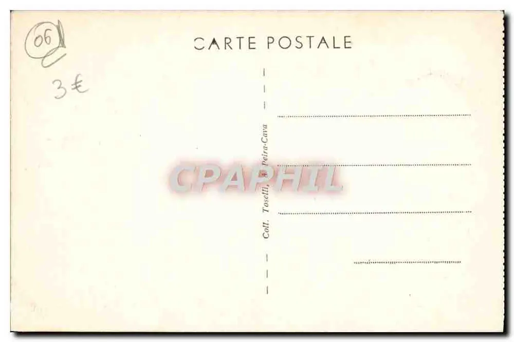 Peira-Cava (A.M.) — Vista sobre as Alpes - Verso