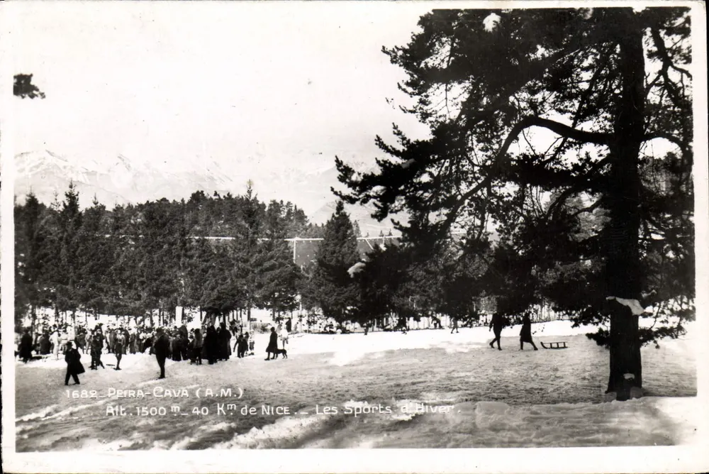 Peïra-Cava (A.M.) — Wintersport — Ausgabe Hotel Barralis-Mourey - Vorderseite