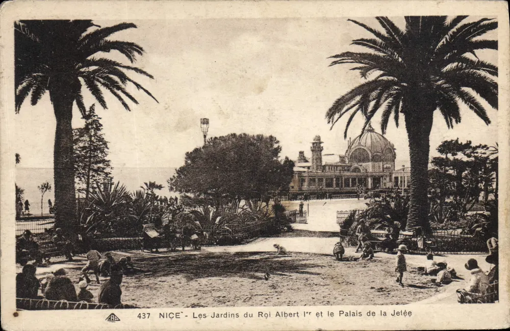 Nice - Die Gärten des Königs Albert I. und das Schloss der Jetée - Vorderseite